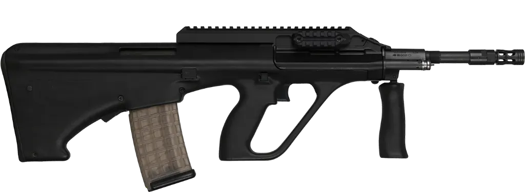 AUG A3 SA .223 Rem/5.56x45 Flat Top Short rail, Svart, 20"